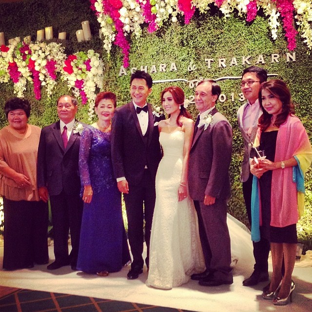 ต้น ตระการ แต่งงาน อัจฉรา อัลเบิร์ท ตามพิธีคริสต์ 