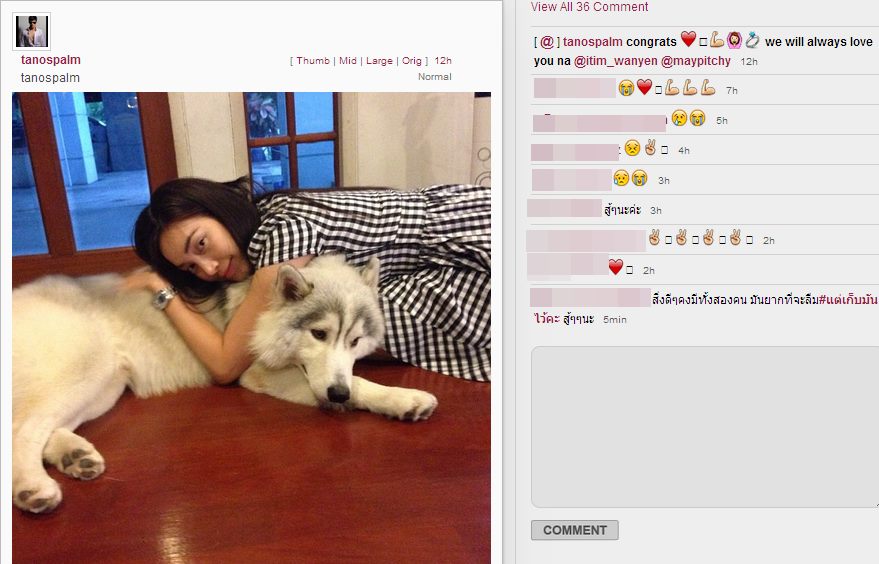 ปาล์ม ฐณส แฟนเก่า เมย์ พิชญ์นาฏ โพสต์บอกลาและยินดีข่าวแต่งงาน