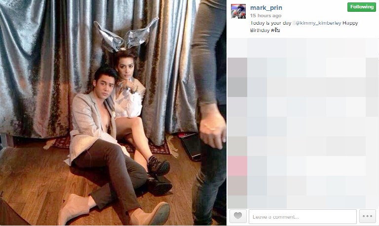 หมาก ปริญ โพสต์อินสตาแกรม HBD คิมเบอร์ลี่ 