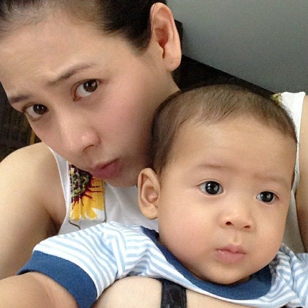 น้องภูดิศกับคุณแม่เอ๋