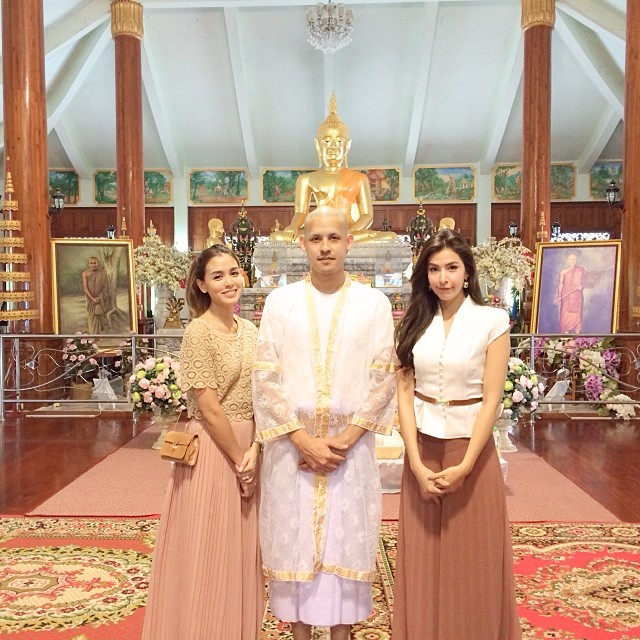 ไรอัน เจทท์ บวชแล้ว ได้ฉายา กิตติวณฺโณ แอริณ วิกกี้ ร่วมงาน