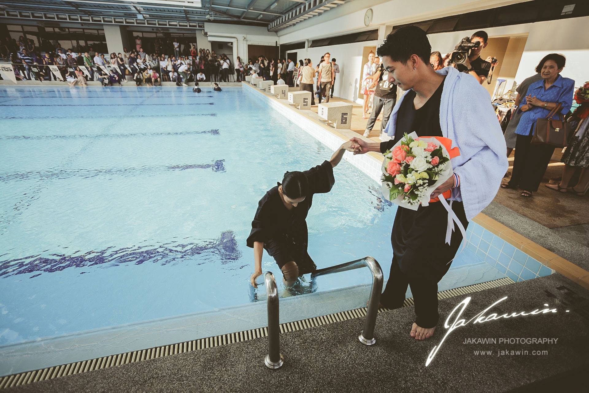 แตงโม โตโน่ พิธีบัพติศมา