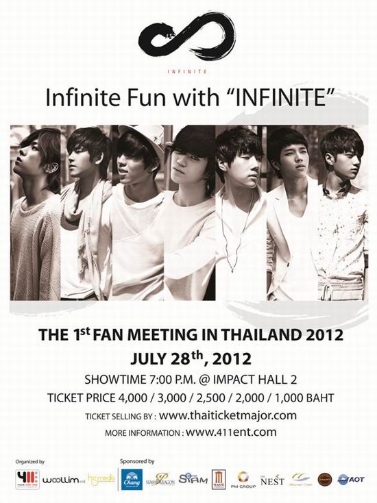Infinite Fun With Infinite : the 1st Fan Meeting in Thailand 2012