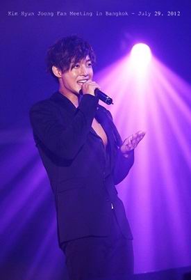 Kim Hyun Joong Fan Meeting in Bangkok