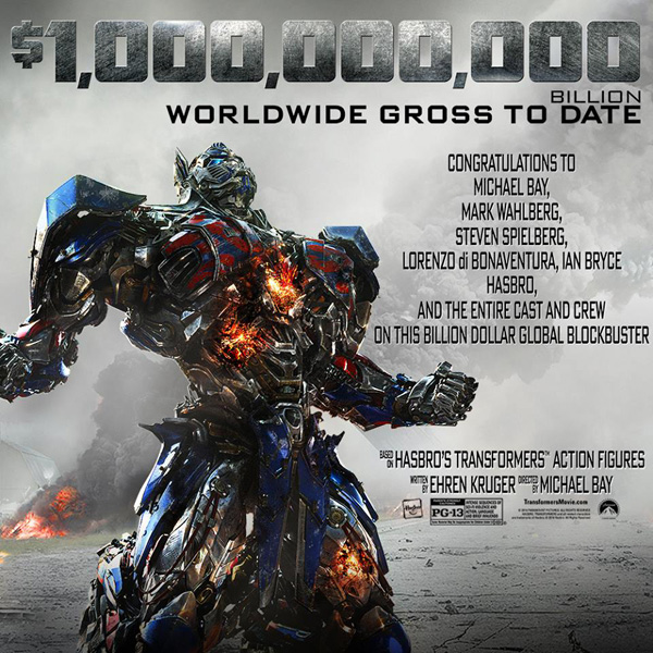 Transformers : Age of Extinction 