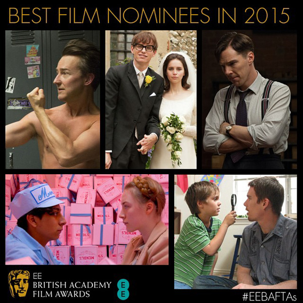 หนังเข้าชิงรางวัล BAFTA 2015