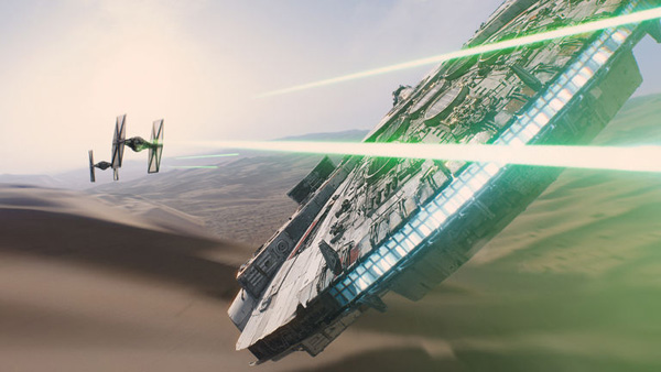 ตัวอย่างแรก Star Wars : The Force Awakens