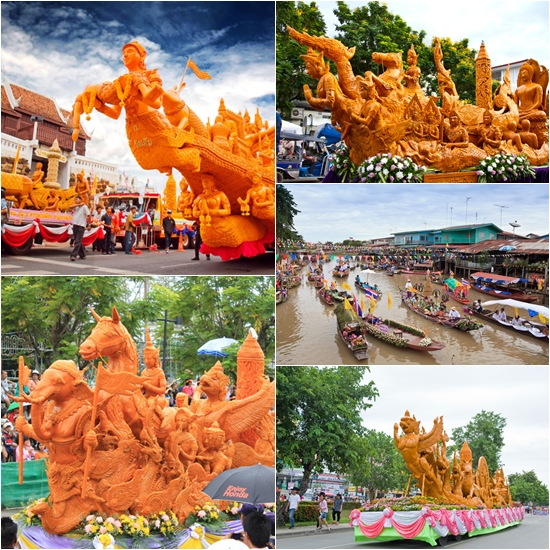 ประเพณีแห่เทียนพรรษา 2556