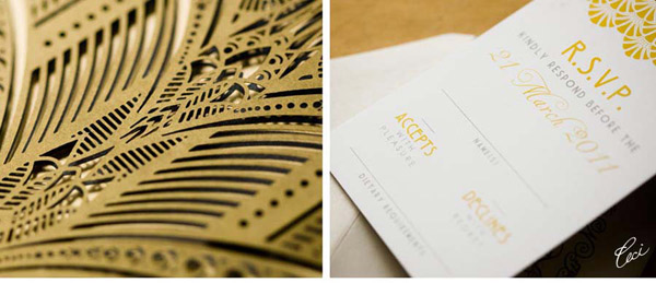 การ์ดแต่งงานเลเซอร์คัท