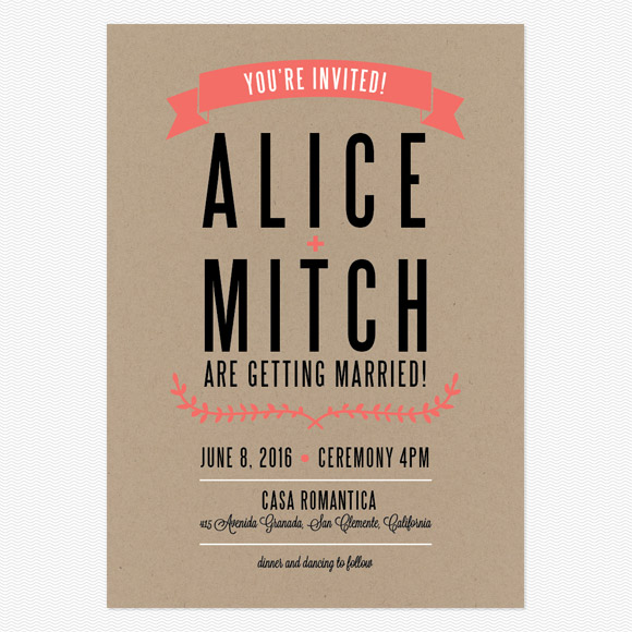 wedding invitations