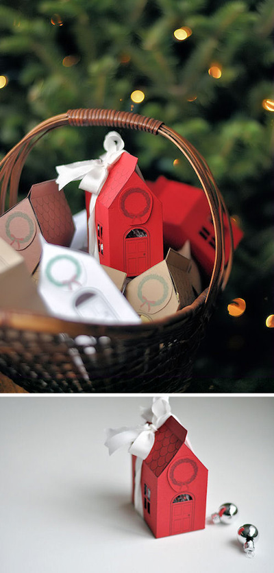 ห่อของขวัญปีใหม่แบบ D.I.Y. 