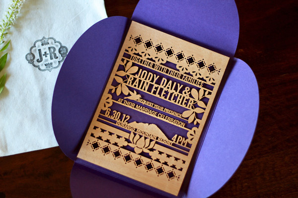 การ์ดแต่งงานเลเซอร์คัท