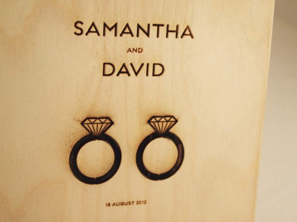 การ์ดแต่งงานเลเซอร์คัท