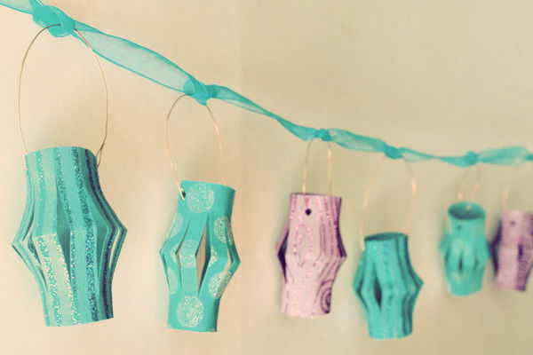 โคมไฟกระดาษ DIY โคมไฟกระดาษ DIY