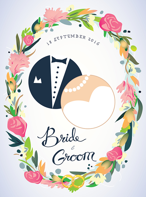 logo wedding