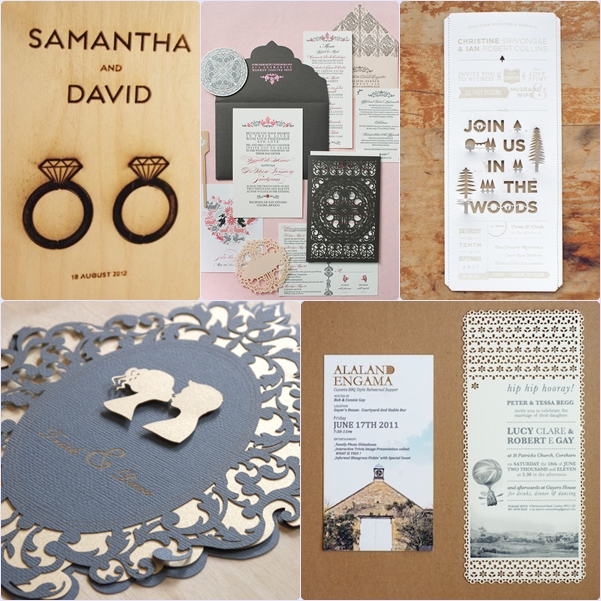 การ์ดแต่งงานเลเซอร์คัท