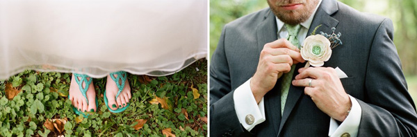 green-blue themes wedding