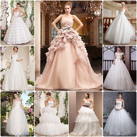 ชุดแต่งงานทรงบอลกาวน์ 