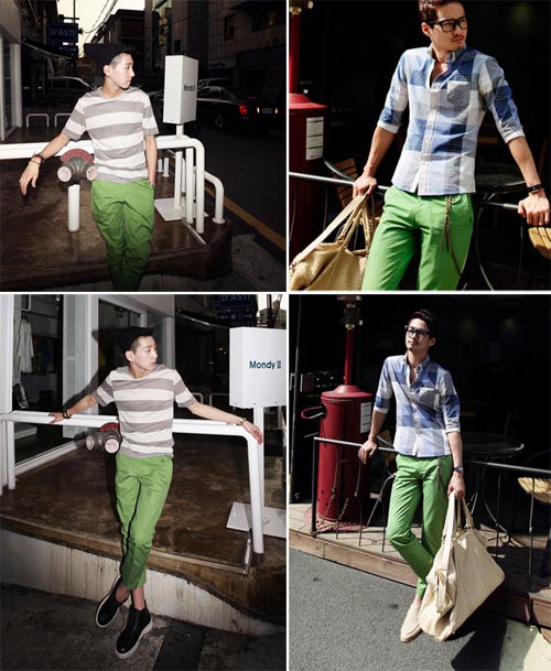 เทคนิคการใส่กางเกงชิโน่หลากสีให้ดูดีมีสไตล์