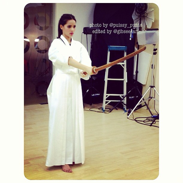 ญาญ่า ซ้อมเคนโด้กับ ณเดชน์ มาริโอ้ ในละคร รอยฝันตะวันเดือด