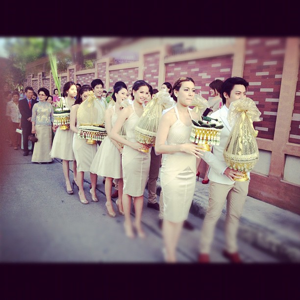 งานแต่งจ๋า ยศสินี ณ นคร  เปิ้ล ณัฐบูร