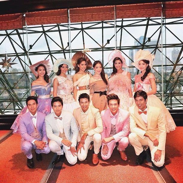 แก๊งสุภาพบุรุษจุฑาเทพ ในงานก้าวสู่ปีที่ 9 ครอบครัวข่าว 3 