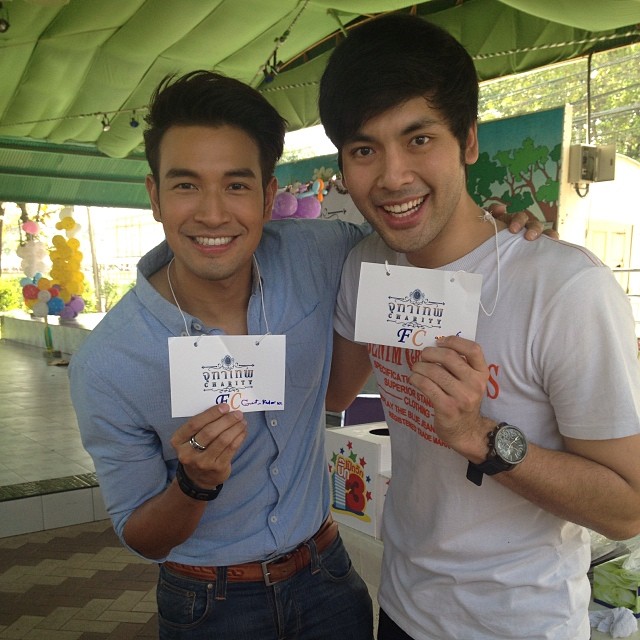 เกรท วรินทร บอม ธนิน ร่วมกิจกรรม จุฑาเทพ Charity ส่งความสุขให้น้องบ้านราชาวดี