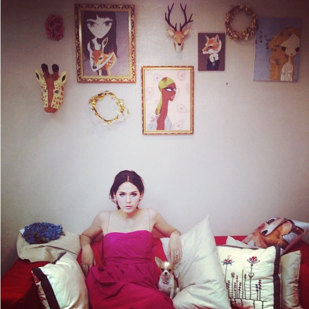 ชมพู่ อารยา กับน้องหมาชิวาวา