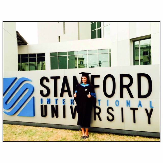 ใบเฟิร์น พัสกร คว้าปริญญาโท