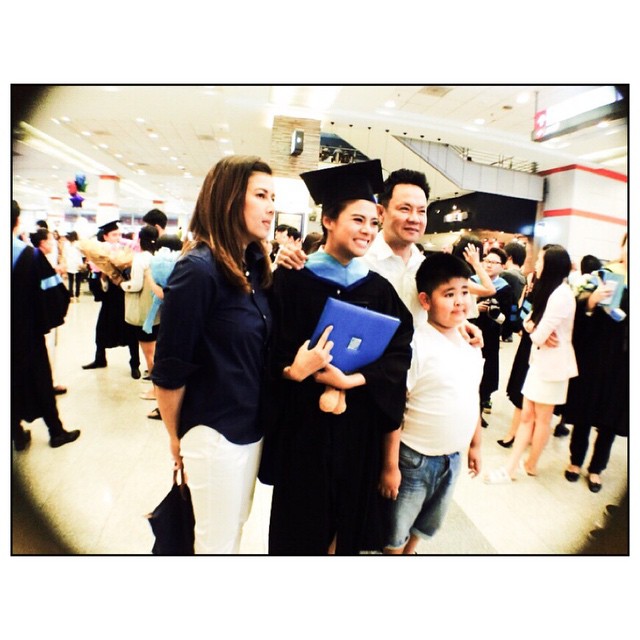 ใบเฟิร์น พัสกร คว้าปริญญาโท