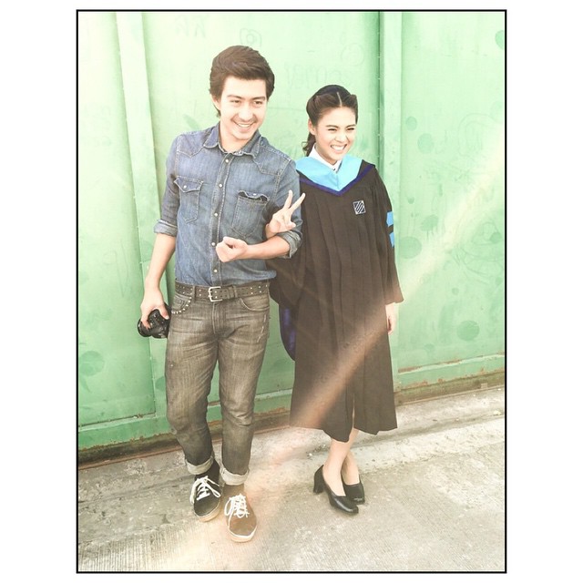 ใบเฟิร์น พัสกร คว้าปริญญาโท