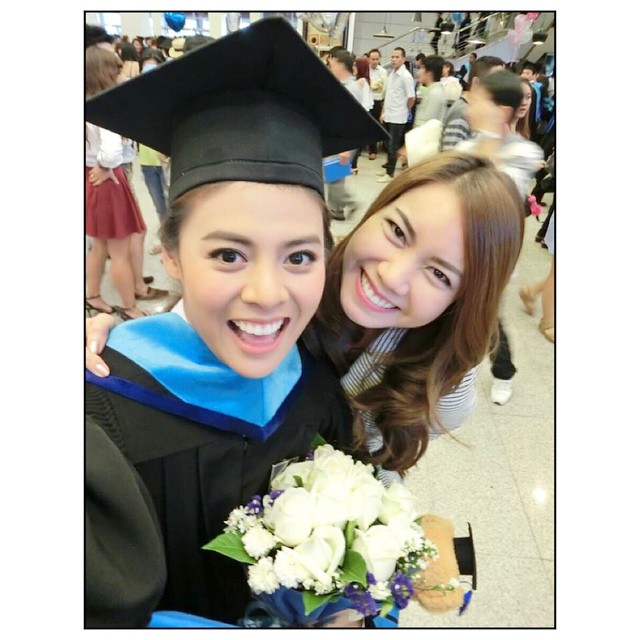 ใบเฟิร์น พัสกร คว้าปริญญาโท