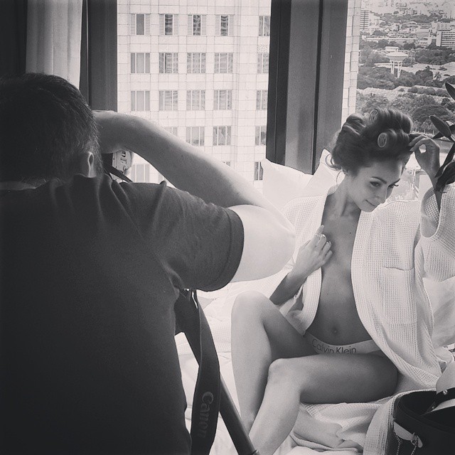 แคทรียา อิงลิช ถ่ายแบบนิตยสาร Playboy