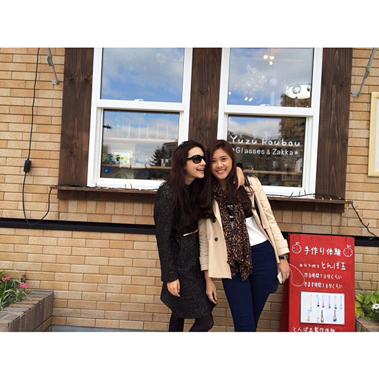 มิว นิษฐา เที่ยวญี่ปุ่นกับครอบครัว