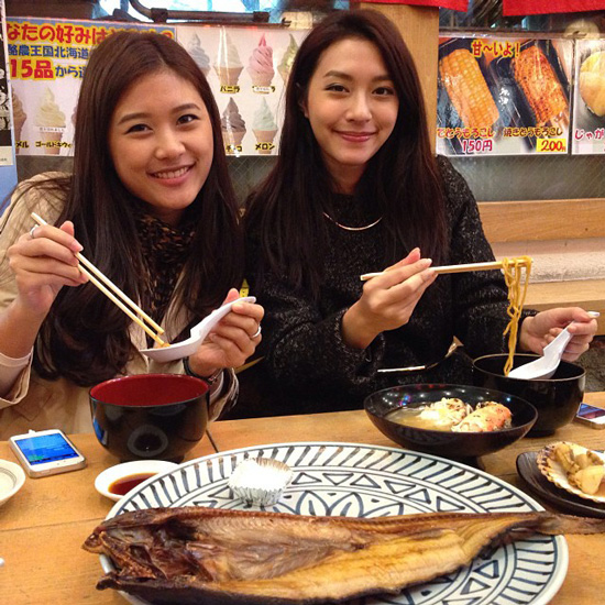 มิว นิษฐา เที่ยวญี่ปุ่นกับครอบครัว