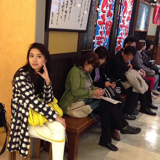 มิว นิษฐา เที่ยวญี่ปุ่นกับครอบครัว