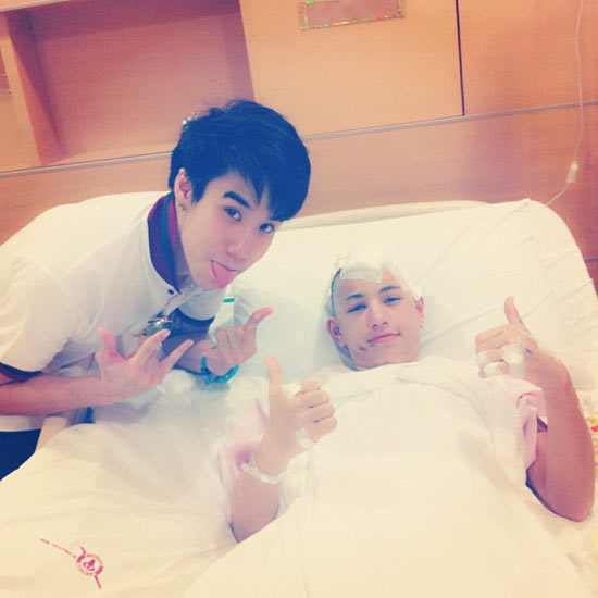 ซี มัฑณาวี ถูกรถชน
