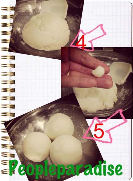 แป้งโดว์ วิธีทำแป้งโดว์