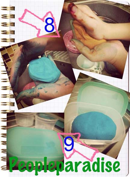 แป้งโดว์ วิธีทำแป้งโดว์