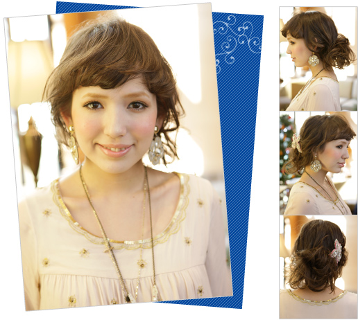 ทรงผมออกงานสำหรับสาวหูกาง