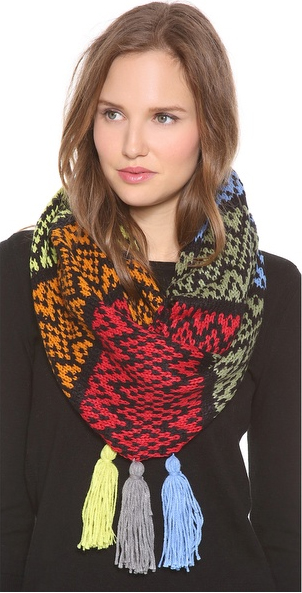 ผ้าพันคอไหมพรม