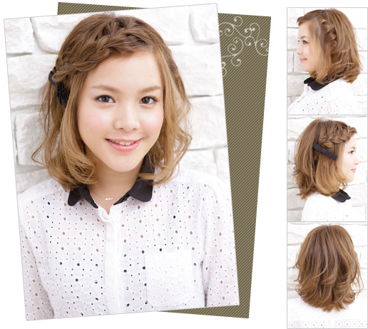 ทรงผมออกงานสำหรับสาวหูกาง