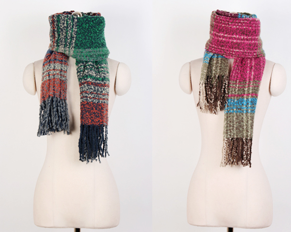 ผ้าพันคอไหมพรม