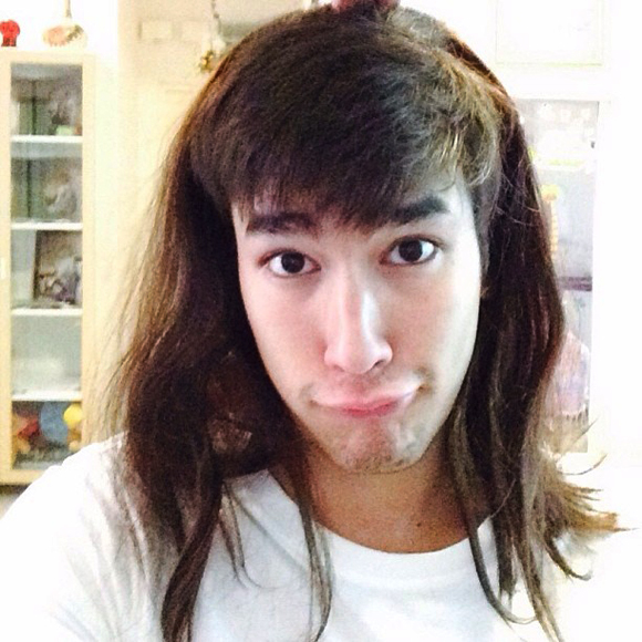 ณเดชน์ ใส่วิกผมยาว