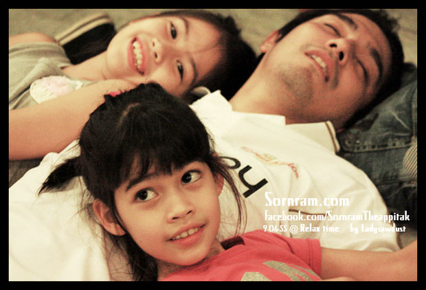 หนุ่ม ศรราม น้องชาร์เล็ต น้องมายลีน น้องสกาย