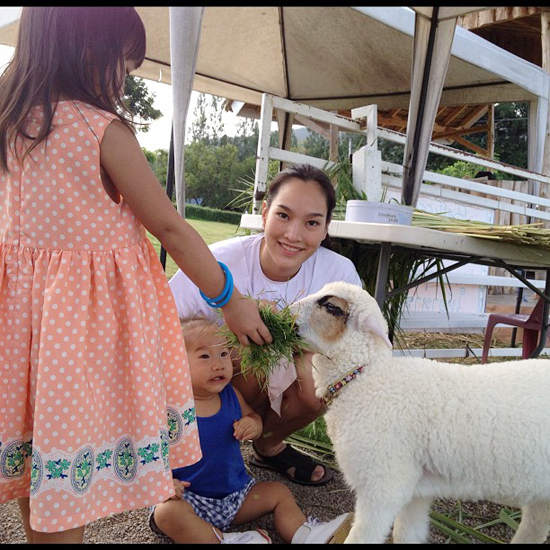 ตุ๊ก ชนกวนันท์ น้องแพรว น้องภูมิ