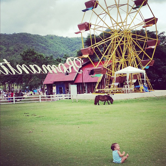 น้องภูมิ ลูก ตุ๊ก ชนกวนันท์ 