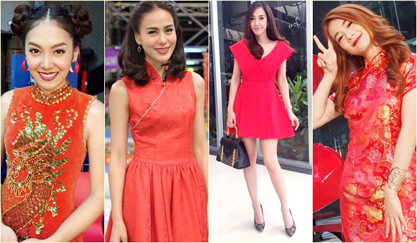 ดาราชุดกี่เพ้า