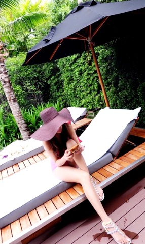 กระแต ศุภักษร ชุดว่ายน้ำ