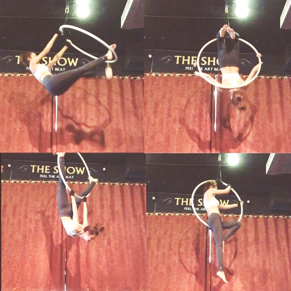 กระแต ศุภักษร เล่น Aerial Hoop